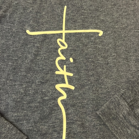 Women’s Christian XL shirts. One short sleeve and one long. You get both. - Picture 5 of 7